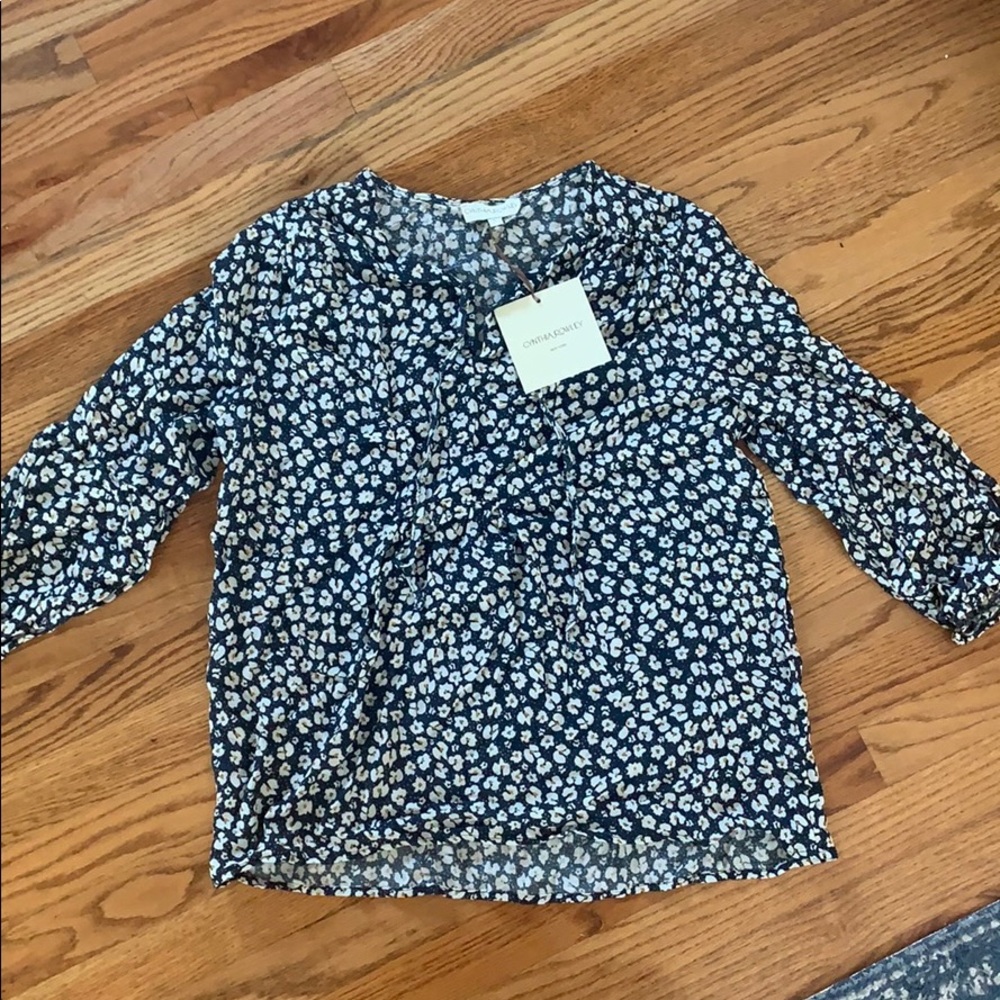 Cynthia Rowley Floral Top